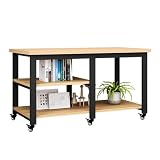 Scaffale mobile a più livelli per acquario con telaio in acciaio robusto, tavole ecologiche, versatile per casa o ufficio, 50 x 30 cm (19,7 x 11,8 pollici) Supporto per acquario