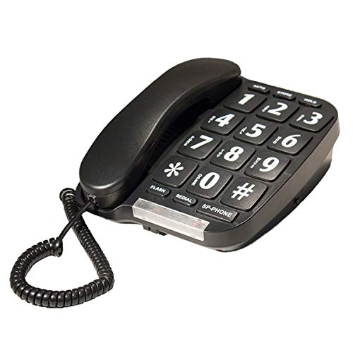 Large Button Phone with Bright Flashing Ringer Light