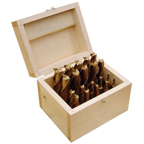 Image of HHIP 8000-0022 20 Piece Metric Titanium Coated End Mill Set