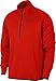 Nike Men's Therma Long Sleeve Quarter Zip Training Sweatshirt (Large, University Red)