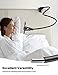 Lamicall Gooseneck Phone Holder for Bed - [Upgraded Stable Clip] for Desk, Headboard, Bed, Bedside, Table, Flexible Gooseneck Long Arm Stand, Overhead Cell Phone Clamp Mount, for All 4-7” Devices