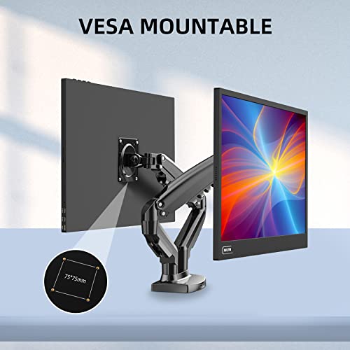 Niuto Portable Monitor 144Hz 17.3 100% Srgb Fhd Hdr Ips 1920X1080 Vesa Ultra-Slim Screen Dual Speakers With Type-C Mini Hdmi For Laptop Phone Pc Switch Ps5 Xbox Macbook Mac Mini #TOP2