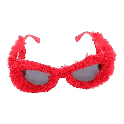 BESPORTBLE 1 Par De Gafas De Peluche Para Fiesta Accesorio De Foto Divertido Diseño Creativo Para Cumpleaños