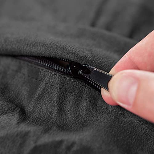 RTMX&kk Sitzsack Ohne Füllstoff Extra Groß Plüschtier-Aufbewahrungstaschen Flauschig für Wohnzimmer Sofa Bett (Ca. 3… – Bild 5