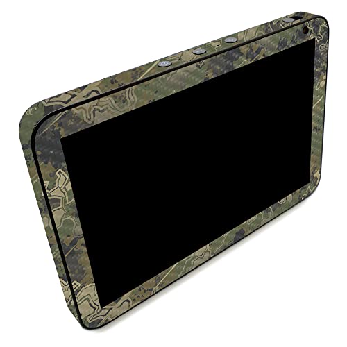Image of MightySkins Carbon Fiber Skin Compatible with Amazon Echo Show 8 (Gen 2) - Viper Woodland | Protective, Durable Textured Carbon Fiber Finish | Easy to Apply | Made in The USA