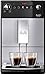 Melitta Purista F230-101, Cafetera Automática con Molinillo Silencioso, 15 Bares, Café en Grano, Limpieza Automática, Personalizable, Plata
