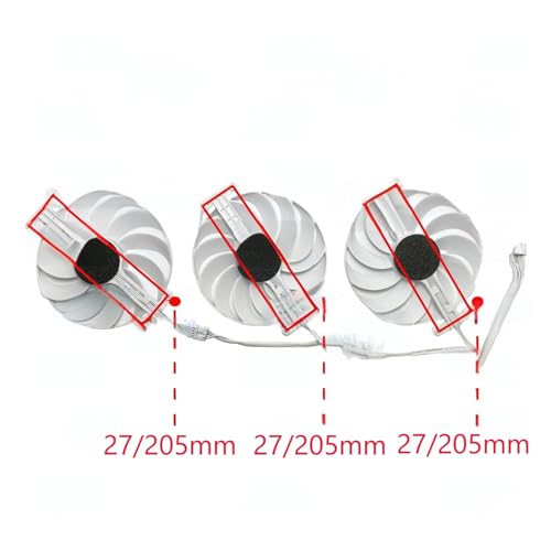 Ventilateur RTX3070 3080 3090 haute pression statique pour radiateur GPU