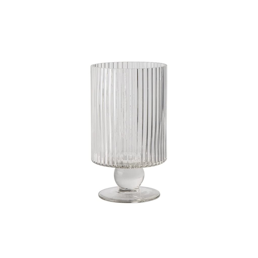 Vase à manger à haut pied stable de 17cm pour éviter les chutes de fleurs