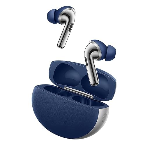 Image of Lynacz Orginal Buds Pro 3 Compatible with Oneplus 9, 9rt, 13, 13r, 10 TWS in-Ear Bluetooth Earbuds with Dual Drivers, Dual DAC HiFi Sound, Fast Pairing for Smart TV Laptop Mobile (Blue)