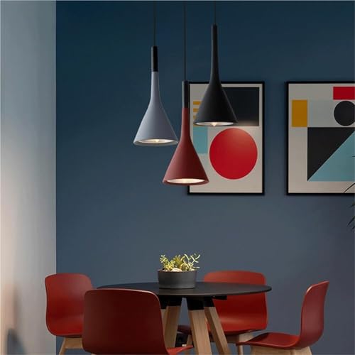Suspension design de trompette pour éclairer et décorer un comptoir de réception - 2