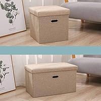 Amazon｜収納スツール 49*31*31 収納ボックス フタ付き おしゃれ