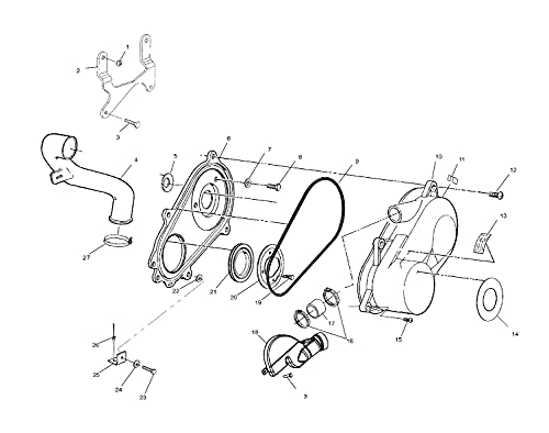 Polaris Atv Outer Clutch Cover, Genuine Oem Part 5433540, Qty 1 #TOP5