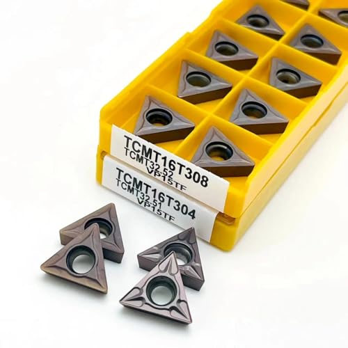 Insertos de carburo cementado 10 pcs TCMT16T308 para tornear miniatura 5