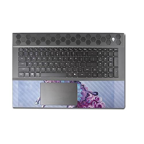 Image of MightySkins Carbon Fiber Skin Compatible With Alienware M18 R1 (2023) Full Wrap Kit - Lilac Unicorn | Protective, Durable Textured Carbon Fiber Finish | Easy To Apply & Change Styles | Made in the USA