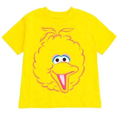 Sesame Street Toddler Boy Girl 4 Pack T-Shirts Elmo Oscar Big Bird Cookie Monster