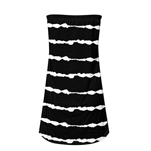 Tops de tubo para mulheres, tops de bandeau para mulheres com sutiã embutido com lantejoulas e estam