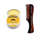 Golden Beards Kobenhavn BALM GROOMING OIL Moustache Wax & Small Comb Get the BEST Moustache Wax KIT