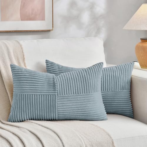 Fancy Homi ���C�g�u���[�����O�����o�[�����X���[�N�b�V�����J�o�[ 2���Z�b�g 12x24�C���` �J�E�`/�x�b�h/�\�t�@�p �f�p�ȃt�@�[���n�E�X �{�[�z�[ �z�[���f�R �\�t�g�X�g���C�v�R�[�f�����C�����`�A�N�Z���g�N�b�V�����P�[�X 30x60cm