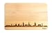 Produktbild Brotzeitbrett Rostock Mecklenburg-Vorpommern Skyline | Frühstücksbrettchen aus Buche | Holz Schneidbrett | Geschenk mit Gravur | Frühstücksbrett (Standard (22x14x1cm), 1. ohne persönlicher Gravur)