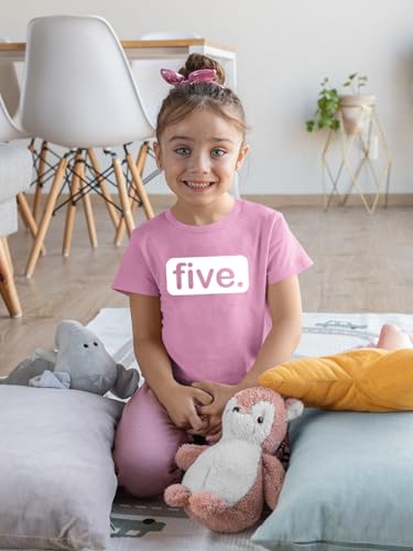 Unordinary Toddler 5th Birthday Shirts for Girls 5 Year Old Shirt Girl Five Gift Fifth Tshirt Outfit4