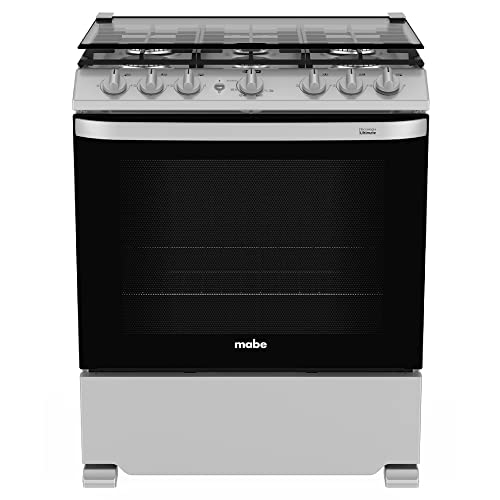 Catálogo de Estufa Mabe 6 Quemadores los preferidos por los clientes. 43 Estufa de Piso 76 cm (30 pulgadas) Silver Mabe - EMH7602JS0