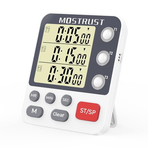 MOSTRUST Digital Dual Kitchen Timer