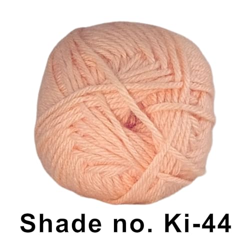 Image of VCR Pastel Pink Yarn, 100 Grams Hank, 190 Meters Length, Acrylic Ball for Crochet and Knitting, Soft Crosia Threads, Pack of 1 Yarn, Suitable for DIY Crafts