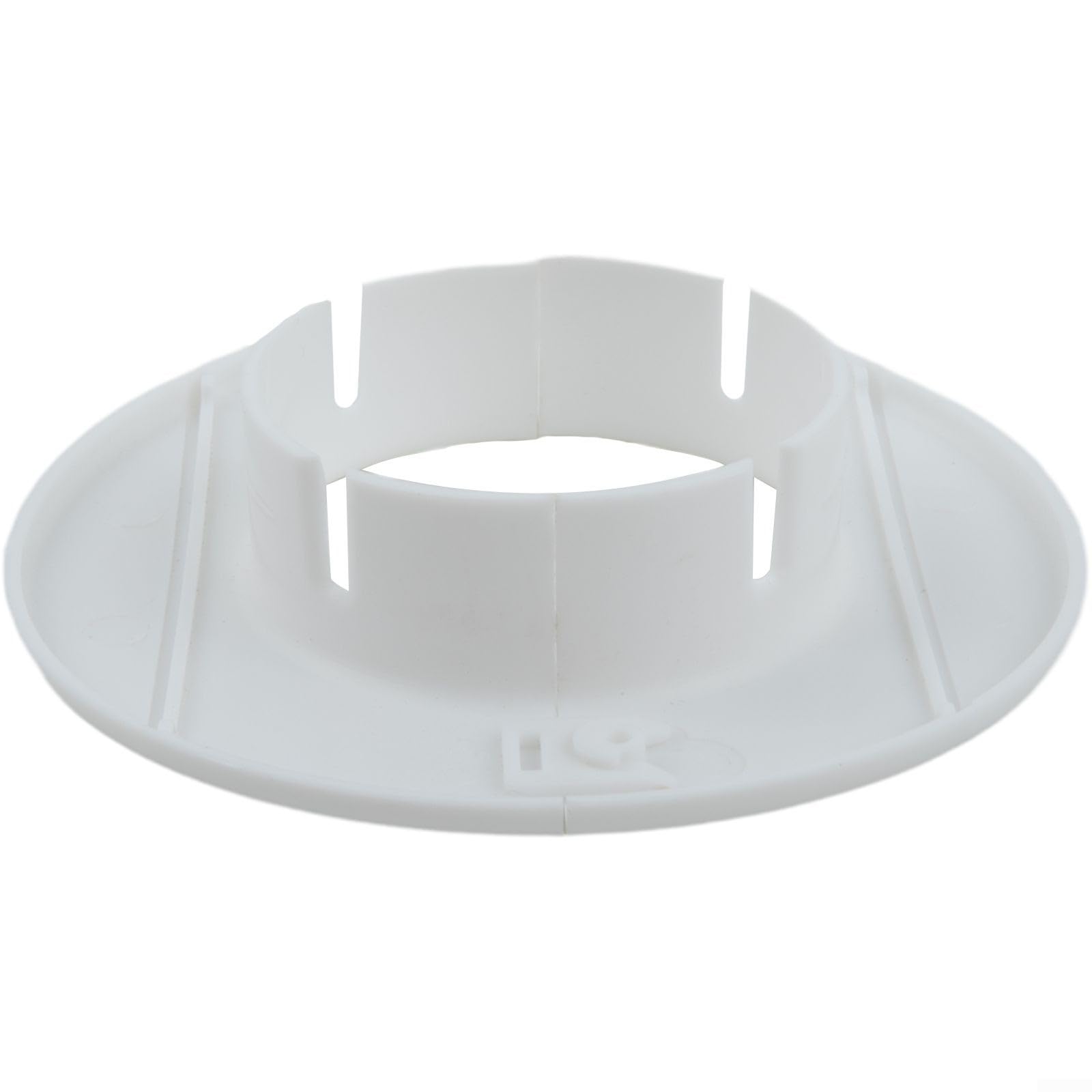 Kabeleinführungsabdeckung, Wandlochkanalabdeckung, PP-Material, Rohrabdeckung, dekorativer Abdeckring für Klimaanlage, Wasserrohr, 40–80 mm, Weiß (60 mm)