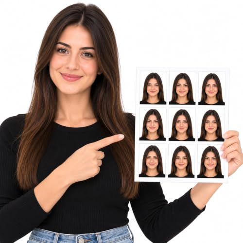 I&I FRIEND Fototessera Personalizzata – Foto per Passaporto, Carta d’Identità, Patente e Documenti – Stampa Fotografica Professionale