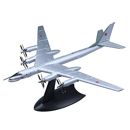 Udnorbay 1/200 Tu-95 Bear Long Range Strategic Bomber Diecast Aircraft Model Tupolev TU-95