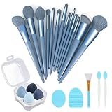 Makeup Brushes 22 Pcs Makeup Kit,Foundation Brush Eyeshadow Brush Make up Brushes Set (Blue, 22 Piec