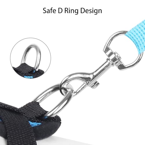 Peitoral Anti Puxão com Guia para Cães e Gatos, Tamanho M, Ideal para Filhotes e Raças Pequenas (Ros