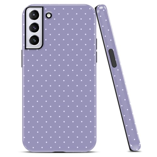 Coque violette à pois Samsung S21 pour sublimer votre style au quotidien