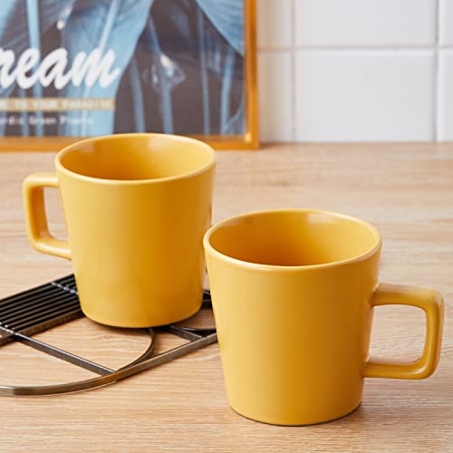 Image of Stone lain Cleo Stoneware Dinnerware Set, 16-Piece Service for 4, Yellow