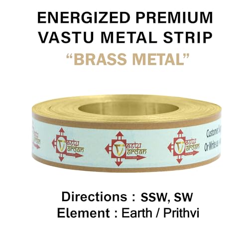 Image of Brass Strip | 0.5 INCH | Pack of 1 | Strip for Vastu Remedy | Width-12mm, Thickness-0.2mm, Length-25 Feet Approx.