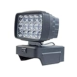 ✅[Ampliamente utilizado]: lámpara de batería para Makita portátil y versátil, lo suficientemente ligera y brillante, fácil de usar en áticos estrechos y al aire libre, debajo de coches, sótanos, al aire libre, diseñada para reparación de automóviles, taller, sitios de construcción, senderismo, camping, pesca o corte de energía en casa, adecuada para uso en exteriores o en interiores