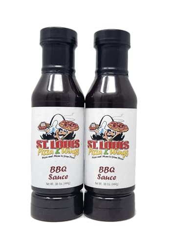 2 packs of St. Louis Pizza and Wings Barbecue Sauce 16oz bottles (Regular BBQ)