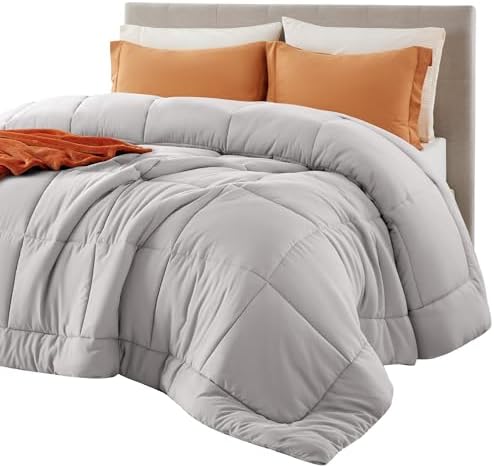 Bedsure Comforter Duvet Insert - Quilted Comforters Queen Size, A...