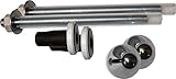 Fabricados en acero niquelado Fominaya 0111564019 Kit de 2 tornillos de sujeción para inodoro/bidé