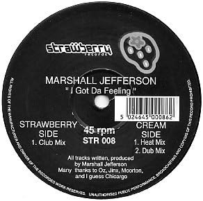 Marshall Jefferson I Got Da Feeling Strawberry Records Amazon Co Uk Cds Vinyl