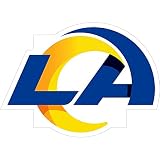 NFL Siskiyou Sports Fan Shop Los Angeles Rams Logo Magnets 8 inch sheet Team Color