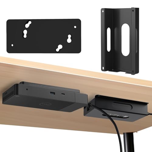 Support Dell WD19 WD19S WD22TB4 UD22 fixation sous bureau kit complet