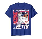 Mookie Betts | Los Angeles MLB Baseball Players| MLBMKB201M T-Shirt