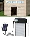 Verbesserte 3in1 Automatische Hühnerklappe Solar, WLAN-Fernbedienung, automatischer Hühnerklappe Hühnertür mit LCD-Display & Timer & Lichtsensor, elektrische Auto-Hühnertür, Aluminium Anti-Pinch