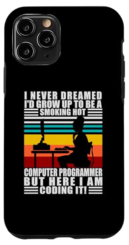 Female Computer Programmer Here I Am Coding It Techie Gift �X�}�z�P�[�X iPhone 11 Pro �p