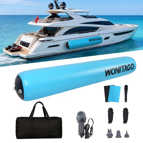LINGVUM Inflatable Boat Fender, Heavy Duty Boat Bumpers for Docking by LINGVUM - Used condition - US$94.99