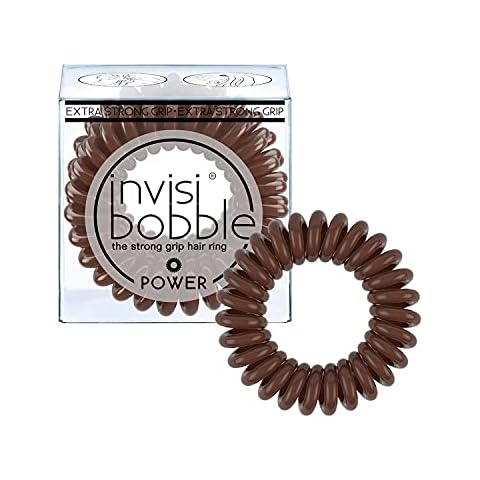 Invisibobble Goma de Pelo Espiral Marrón Power x3 Cover