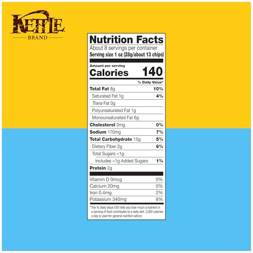 Image of Kettle Brand Potato Chips, Farmstand Ranch Kettle Chips, 7.5 Oz (Pack of 12)