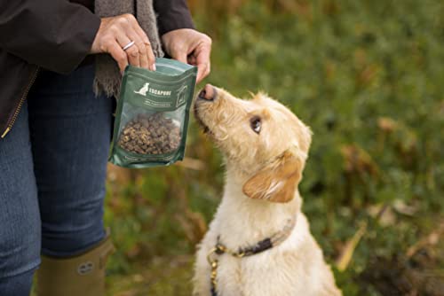 ESCAPURE Hupferl - Hunde Leckerli aus Wildfleisch in Premium Qualität - 98% Muskelfleisch - Protein Trainingssnacks ohne künstliche Zusatzstoffe & Getreide (150g)