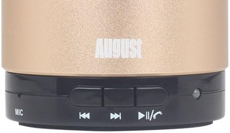 August MS425 Portable Bluetooth Wireless Speaker with Microphone
